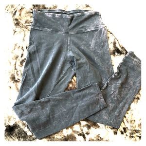 Express Acid Washed Highwaisted Leggings